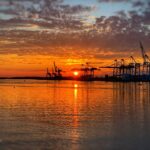 West Coast Sunset – Gothenburg Port, Sweden